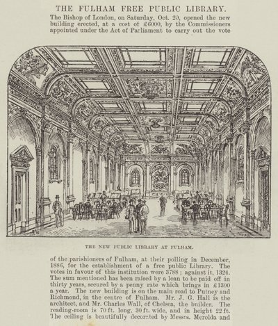 La nueva biblioteca pública en Fulham de Frank Watkins